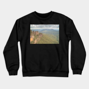 The Three Sisters & Mount Solitary Crewneck Sweatshirt